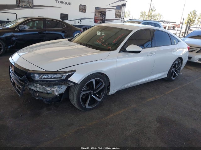 46013693 :رقم المزاد ، 1HGCV1F37JA154059 vin ، 2018 Honda Accord Sport مزاد بيع