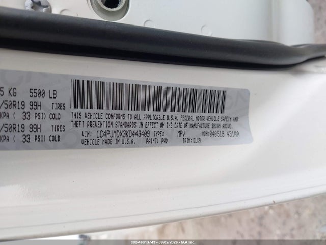 Jeep Cherokee High Altitude 4x4 2019 1C4PJMDX3KD443409 Image 9