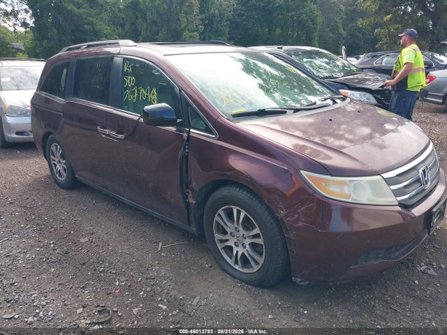 46013793 :رقم المزاد ، 5FNRL5H65CB045798 vin ، 2012 Honda Odyssey Ex-l مزاد بيع
