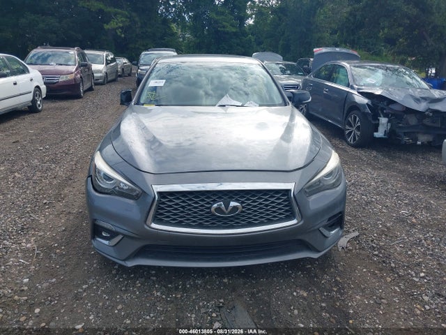 2018 Infiniti Q50 3.0t Luxe მანქანა იყიდება აუქციონზე, vin: JN1EV7AR3JM431538, აუქციონის ნომერი: 46013805
