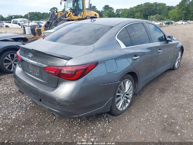 2018 Infiniti Q50 3.0t Luxe მანქანა იყიდება აუქციონზე, vin: JN1EV7AR3JM431538, აუქციონის ნომერი: 46013805
