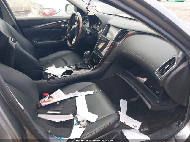 2018 Infiniti Q50 3.0t Luxe მანქანა იყიდება აუქციონზე, vin: JN1EV7AR3JM431538, აუქციონის ნომერი: 46013805
