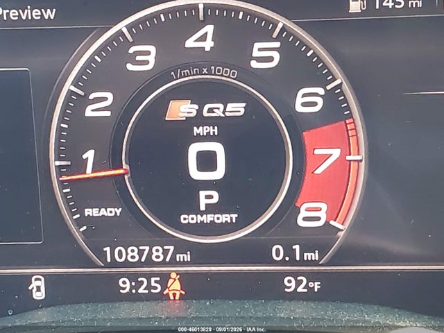 46013829 :رقم المزاد ، WA1B4AFY2K2004455 vin ، 2019 Audi Sq5 3.0t Premium مزاد بيع