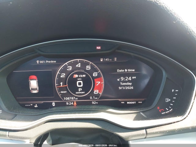 46013829 :رقم المزاد ، WA1B4AFY2K2004455 vin ، 2019 Audi Sq5 3.0t Premium مزاد بيع
