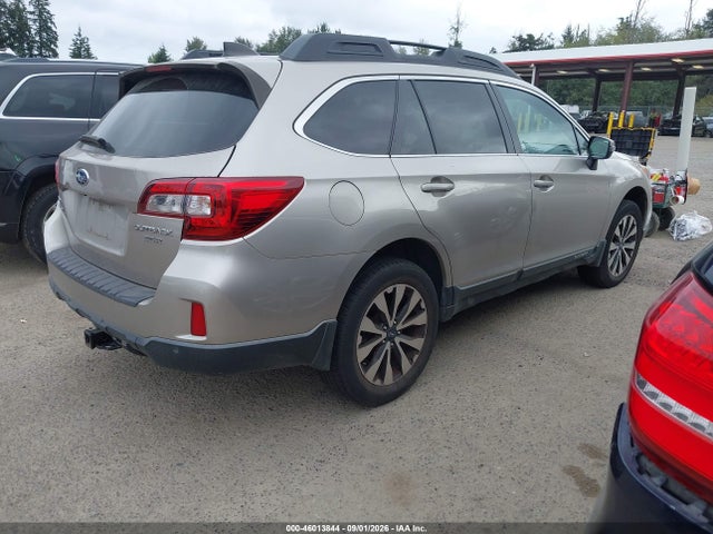 2017 Subaru Outback 3.6r Limited მანქანა იყიდება აუქციონზე, vin: 4S4BSENC7H3249355, აუქციონის ნომერი: 46013844