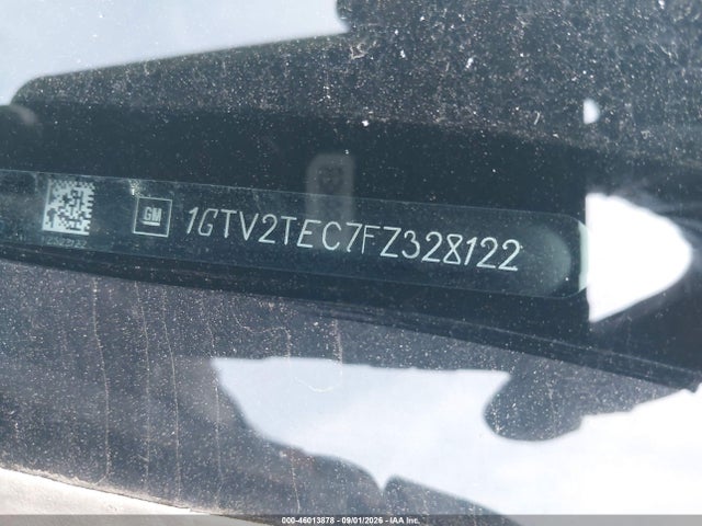 Aukcja sprzedaży 2015 Gmc Sierra 1500, vin: 1GTV2TEC7FZ328122, numer aukcji: 46013878