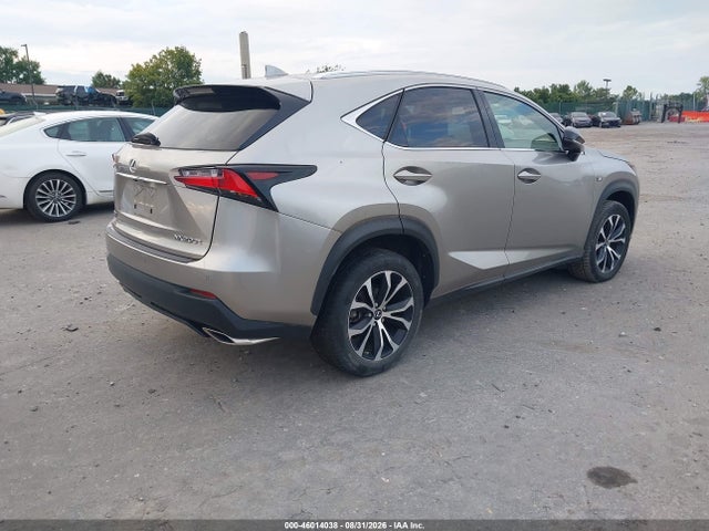 2015 Lexus Nx 200t F Sport მანქანა იყიდება აუქციონზე, vin: JTJBARBZ8F2016706, აუქციონის ნომერი: 46014038