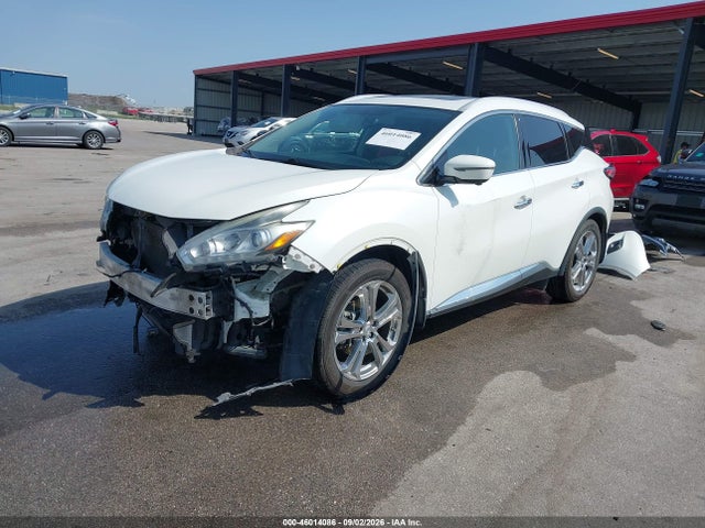 46014086 :رقم المزاد ، 5N1AZ2MH3HN192739 vin ، 2017 Nissan Murano Platinum مزاد بيع