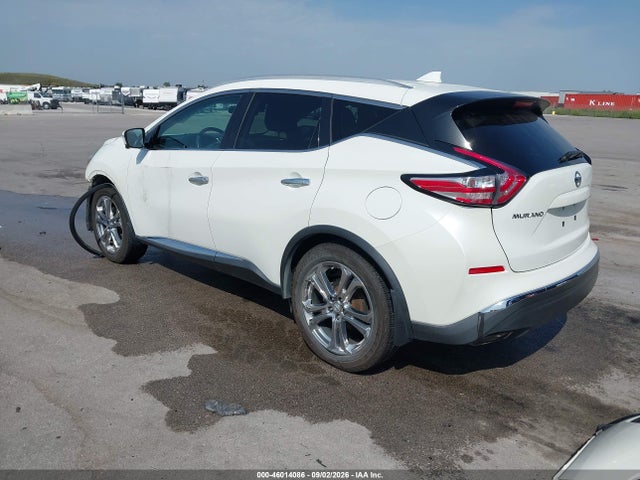 46014086 :رقم المزاد ، 5N1AZ2MH3HN192739 vin ، 2017 Nissan Murano Platinum مزاد بيع