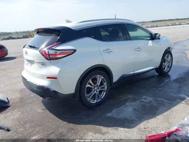 46014086 :رقم المزاد ، 5N1AZ2MH3HN192739 vin ، 2017 Nissan Murano Platinum مزاد بيع