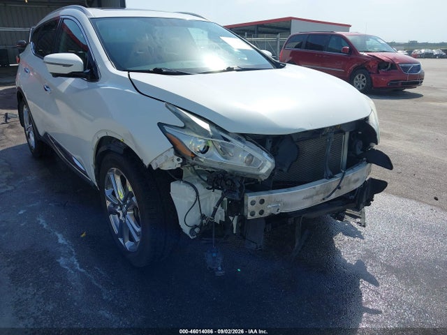 46014086 :رقم المزاد ، 5N1AZ2MH3HN192739 vin ، 2017 Nissan Murano Platinum مزاد بيع