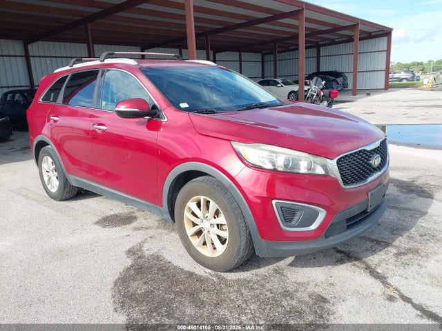 46014105 :رقم المزاد ، 5XYPG4A53GG142553 vin ، 2016 Kia Sorento 3.3l Lx مزاد بيع
