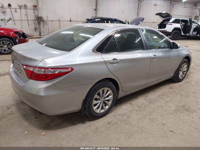 Продажа на аукционе авто 2016 Toyota Camry Le, vin: 4T4BF1FK7GR568322, номер лота: 46014117