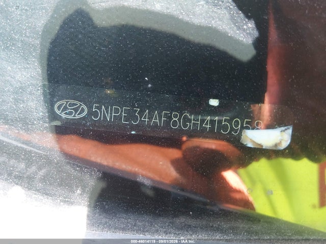 46014119 :رقم المزاد ، 5NPE34AF8GH415958 vin ، 2016 Hyundai Sonata Sport مزاد بيع