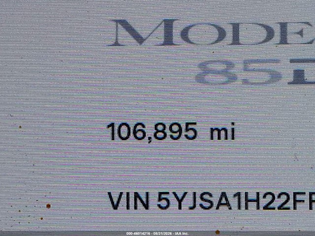 Aukcja sprzedaży 2015 Tesla Model S 70d/85d/p85d, vin: 5YJSA1H22FFP74892, numer aukcji: 46014216