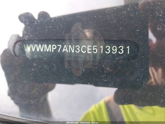 Продажа на аукционе авто 2012 Volkswagen Cc Sport, vin: WVWMP7AN3CE513931, номер лота: 46014447