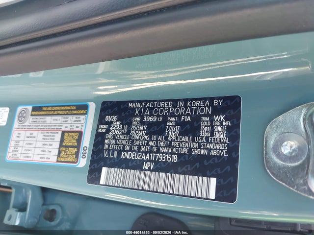 Продаж на аукціоні авто 2026 Kia Seltos S, vin: KNDEU2AA1T7931518, номер лоту: 46014453