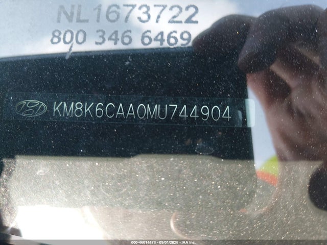 Продаж на аукціоні авто 2021 Hyundai Kona Sel Plus, vin: KM8K6CAA0MU744904, номер лоту: 46014478