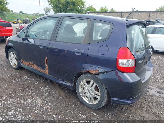 Продажа на аукционе авто 2008 Honda Fit Sport, vin: JHMGD386X8S070018, номер лота: 46014496