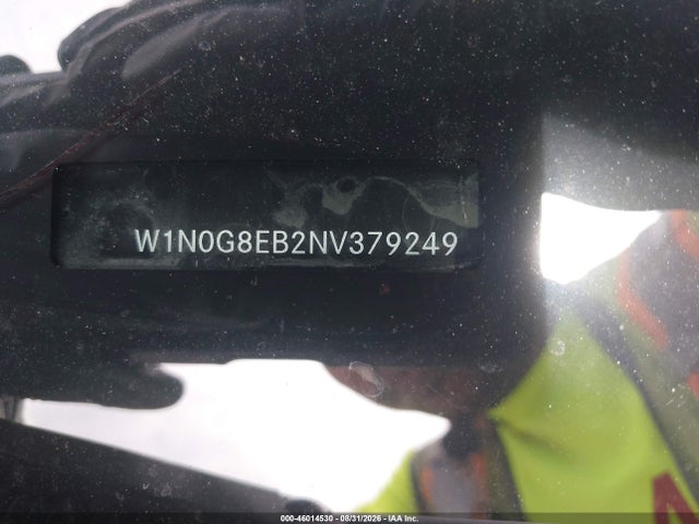 46014530 :رقم المزاد ، W1N0G8EB2NV379249 vin ، 2022 Mercedes-benz Glc 300 4matic Suv مزاد بيع