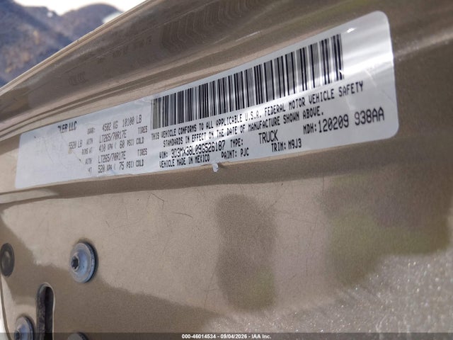 Продаж на аукціоні авто 2009 Dodge Ram 3500 Slt, vin: 3D3MX38L09G526187, номер лоту: 46014534