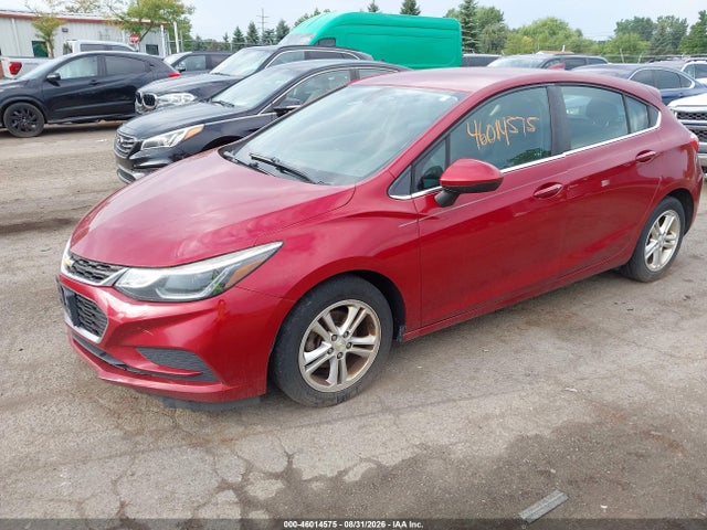 46014575 :رقم المزاد ، 3G1BE6SM0HS527191 vin ، 2017 Chevrolet Cruze Lt Auto مزاد بيع