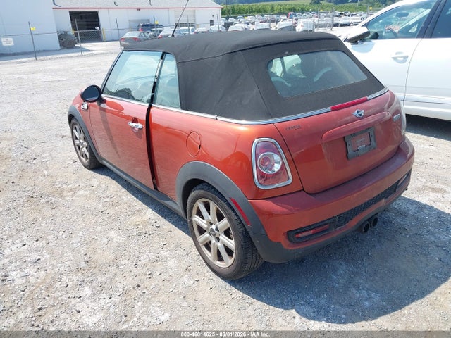 Продажа на аукционе авто 2013 Mini Convertible Cooper S, vin: WMWZP3C55DT297828, номер лота: 46014625
