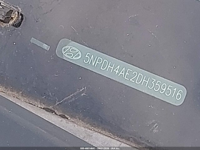Aukcja sprzedaży 2013 Hyundai Elantra Gls, vin: 5NPDH4AE2DH359516, numer aukcji: 46014641