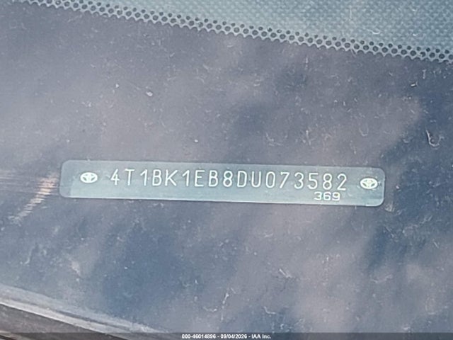 Продаж на аукціоні авто 2013 Toyota Avalon Xle Premium, vin: 4T1BK1EB8DU073582, номер лоту: 46014896