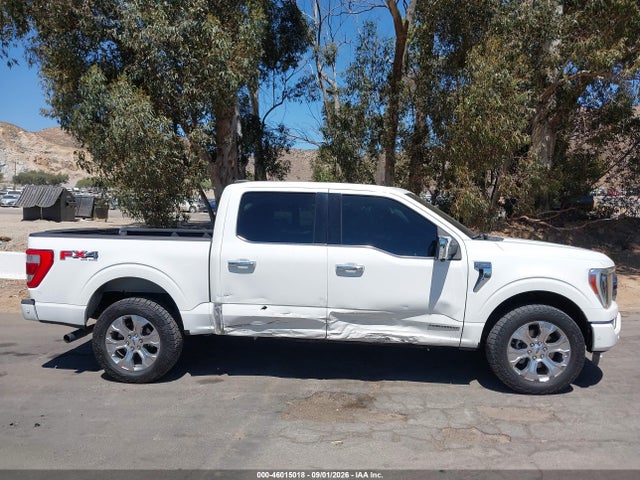 2021 Ford F-150 Platinum მანქანა იყიდება აუქციონზე, vin: 1FTFW1ED3MFB43229, აუქციონის ნომერი: 46015018