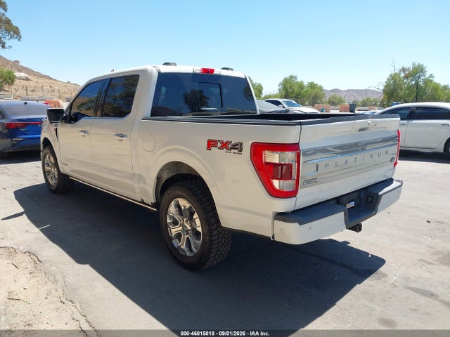 2021 Ford F-150 Platinum მანქანა იყიდება აუქციონზე, vin: 1FTFW1ED3MFB43229, აუქციონის ნომერი: 46015018