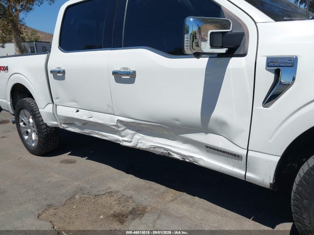 2021 Ford F-150 Platinum მანქანა იყიდება აუქციონზე, vin: 1FTFW1ED3MFB43229, აუქციონის ნომერი: 46015018