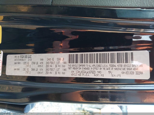 Aukcja sprzedaży 2018 Jeep Wrangler Unlimited Sport 4x4, vin: 1C4HJXDG4JW167623, numer aukcji: 46015028