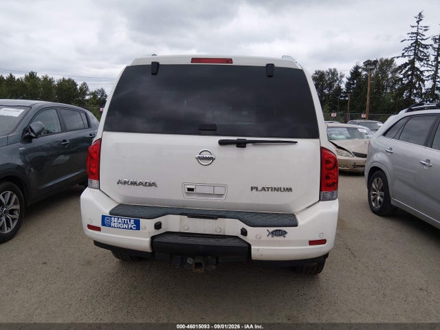 2012 Nissan Armada Platinum მანქანა იყიდება აუქციონზე, vin: 5N1AA0NE8CN601309, აუქციონის ნომერი: 46015093