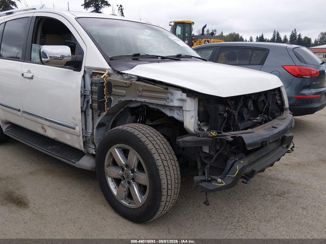2012 Nissan Armada Platinum მანქანა იყიდება აუქციონზე, vin: 5N1AA0NE8CN601309, აუქციონის ნომერი: 46015093