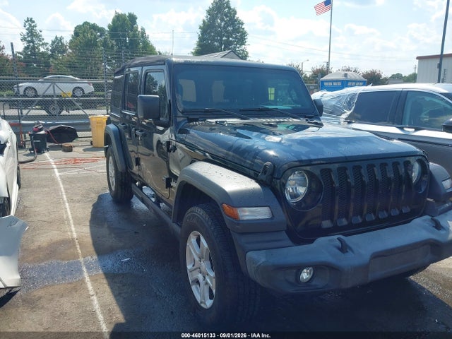46015133 :رقم المزاد ، 1C4HJXDN4JW324906 vin ، 2018 Jeep Wrangler Unlimited Sport S 4x4 مزاد بيع
