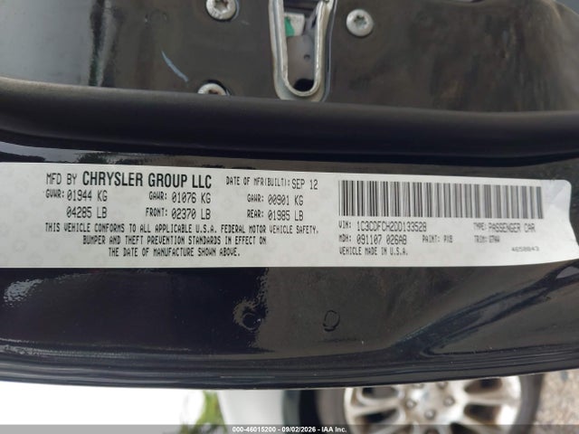 Продажа на аукционе авто 2013 Dodge Dart Limited, vin: 1C3CDFCH2DD133528, номер лота: 46015200