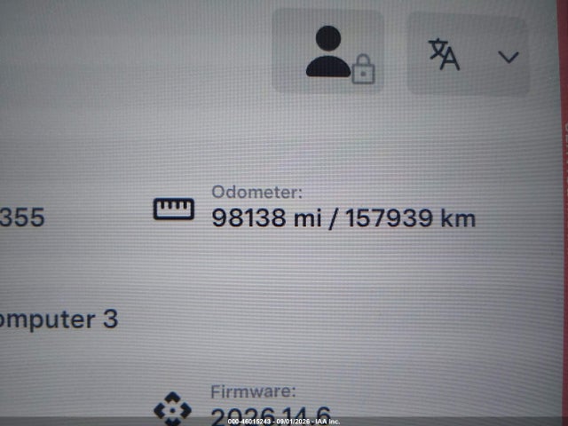 46015243 :رقم المزاد ، 5YJXCBE2XGF030355 vin ، 2016 Tesla Model X 60d/70d/75d/90d/p100d مزاد بيع
