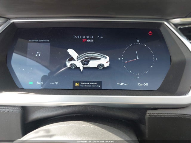 46015263 :رقم المزاد ، 5YJSA1CP0CFP02376 vin ، 2012 Tesla Model S Performance/signature Performance مزاد بيع