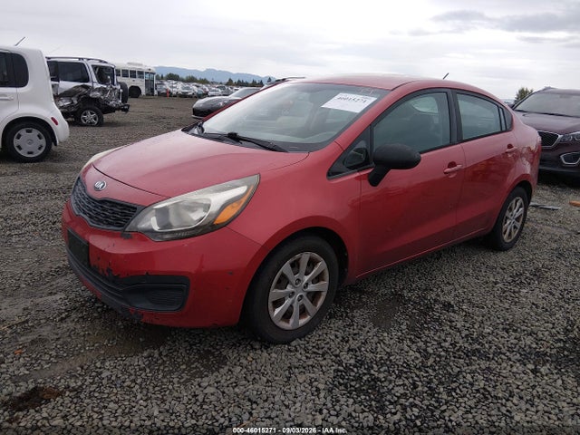 KIA RIO LX 2014 KNADM4A30E6399547 Image 2