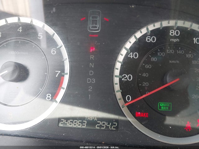 Продажа на аукционе авто 2012 Honda Accord 2.4 Ex-l, vin: 1HGCS1B81CA009595, номер лота: 46015314