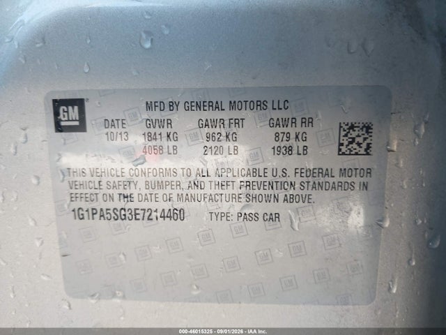 Chevrolet Cruze Ls Auto 2014 1G1PA5SG3E7214460 Image 9