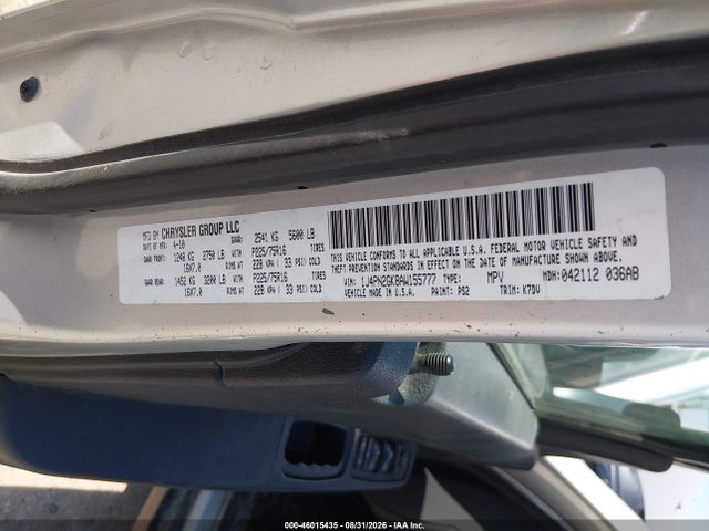 Продаж на аукціоні авто 2010 Jeep Liberty Sport, vin: 1J4PN2GK8AW155777, номер лоту: 46015435