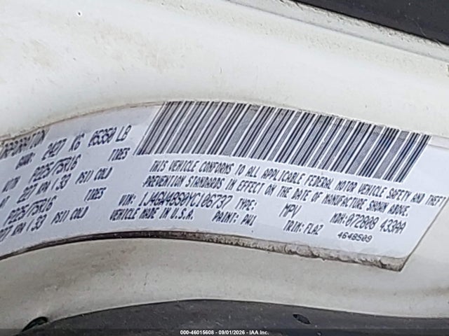2000 Jeep Grand Cherokee Laredo მანქანა იყიდება აუქციონზე, vin: 1J4GW48S0YC106737, აუქციონის ნომერი: 46015608