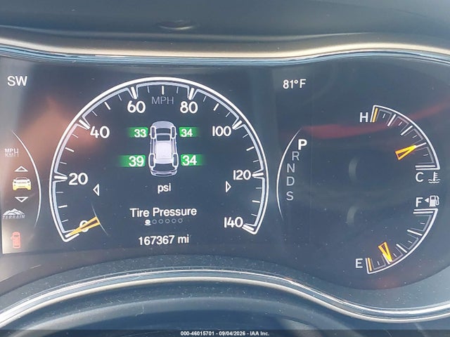 2014 Jeep Grand Cherokee Limited მანქანა იყიდება აუქციონზე, vin: 1C4RJFBG9EC188833, აუქციონის ნომერი: 46015701