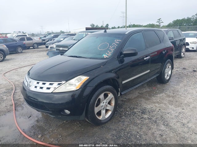 2005 Nissan Murano S მანქანა იყიდება აუქციონზე, vin: JN8AZ08T05W324325, აუქციონის ნომერი: 46015719