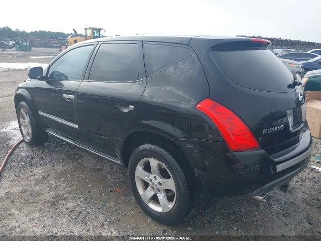 2005 Nissan Murano S მანქანა იყიდება აუქციონზე, vin: JN8AZ08T05W324325, აუქციონის ნომერი: 46015719