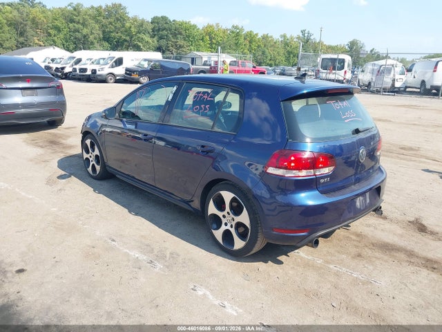 2012 Volkswagen Gti 4-door მანქანა იყიდება აუქციონზე, vin: WVWGD7AJ7CW222667, აუქციონის ნომერი: 46016086