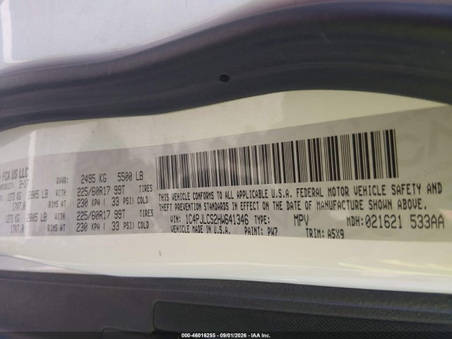 Продаж на аукціоні авто 2017 Jeep Cherokee Latitude Fwd, vin: 1C4PJLCS2HW641346, номер лоту: 46016255