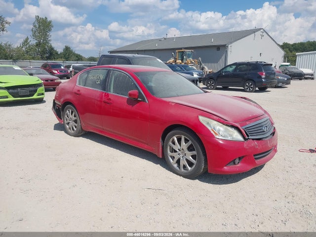 2011 Infiniti G37x მანქანა იყიდება აუქციონზე, vin: JN1CV6ARXBM406736, აუქციონის ნომერი: 46016296